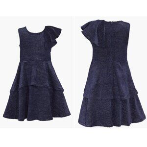 Iris & Ivy Kids' Sparkle One-shoulder Party Dress Size 8 NWOT